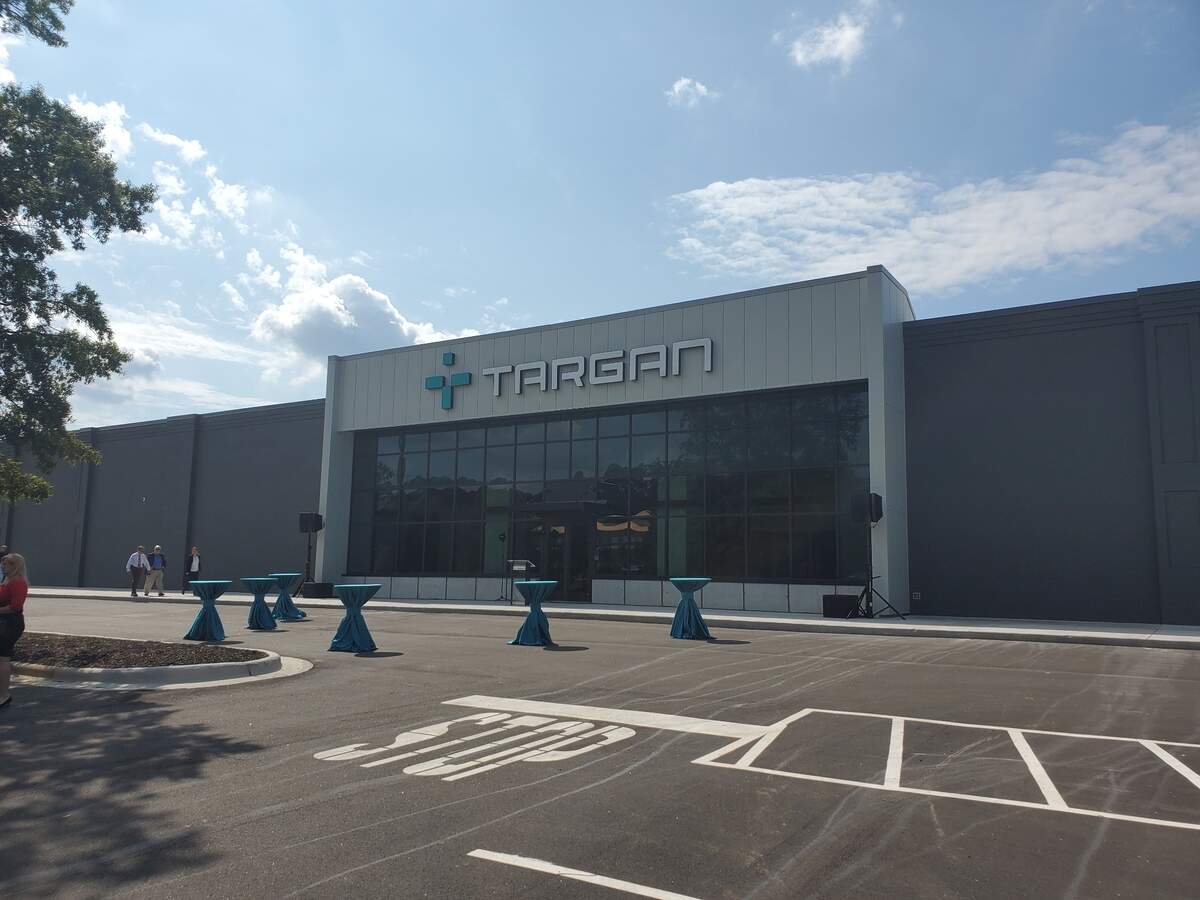 The headquarters of Targan on Six Forks Roads in Raleigh, N.C., just inside the Beltline.
