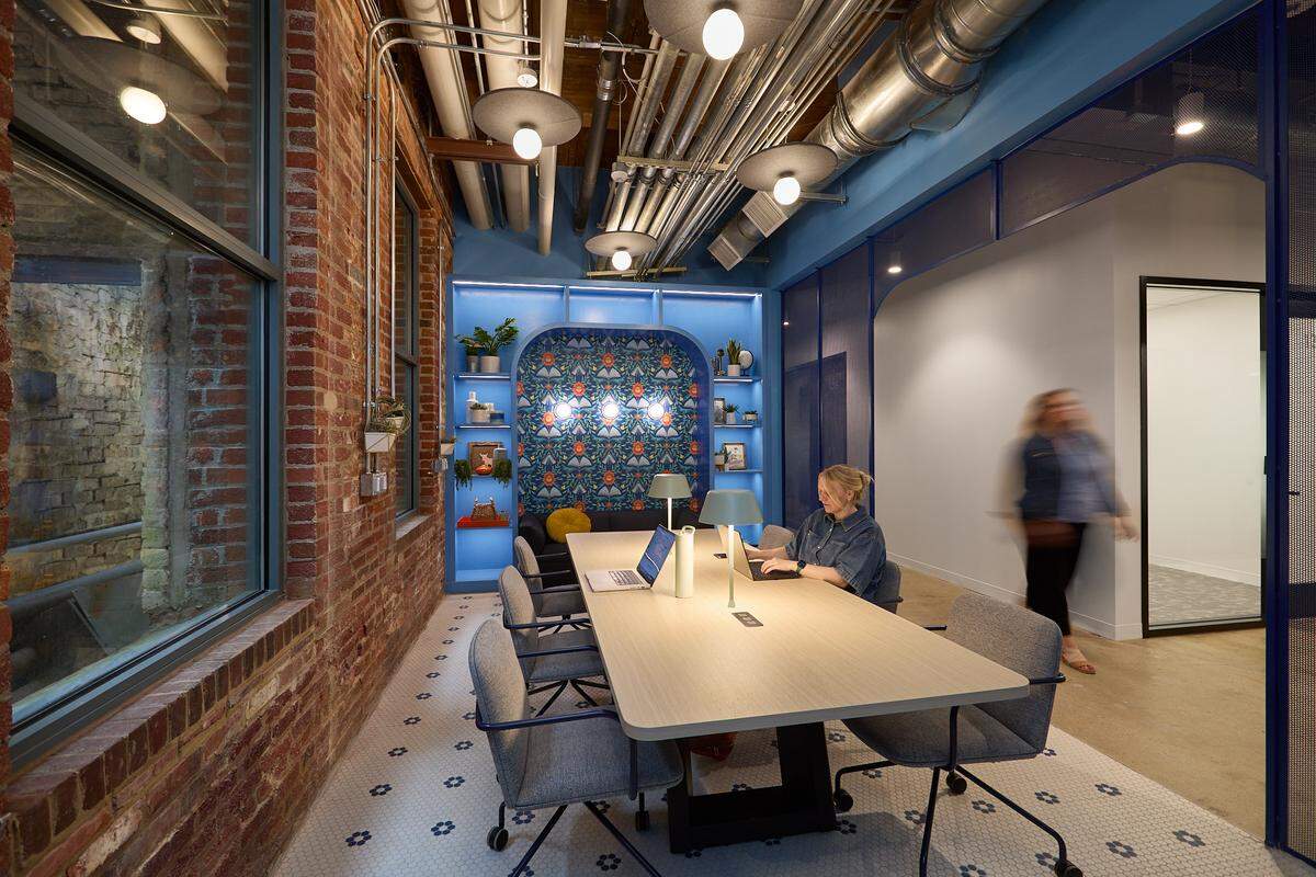 American Underground’s new “botanical library” in Durham’s American Tobacco Campus.