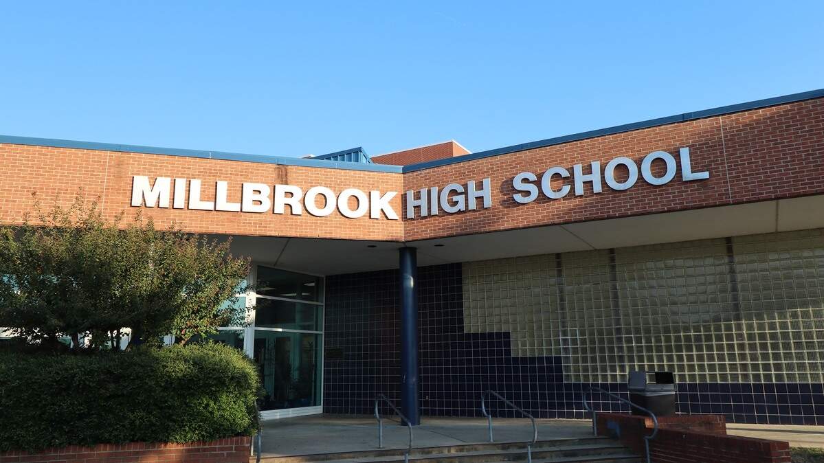 Millbrook High School is located on Spring Forest Road in Raleigh. N.C.