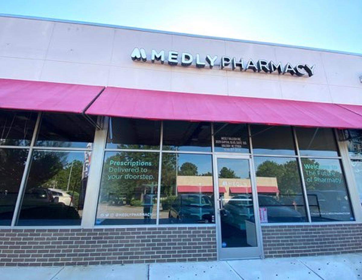 The Medly Pharmacy location in Raleigh is located off Capital Boulevard.