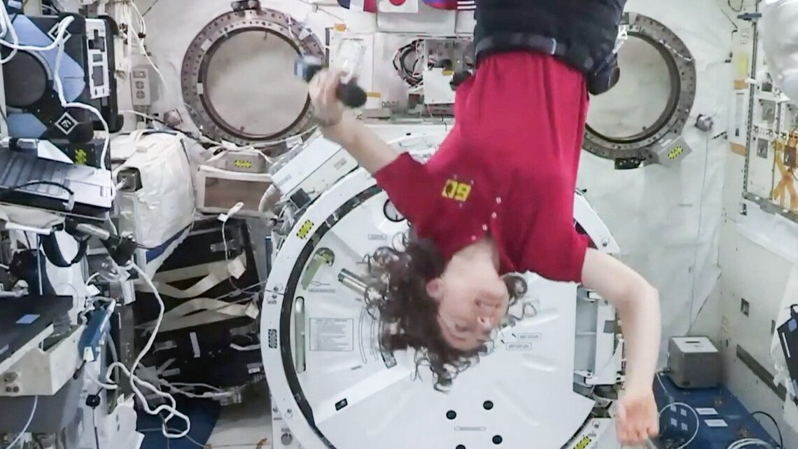 NASA astronaut Christina Koch thanks Raleigh city leaders from outer space