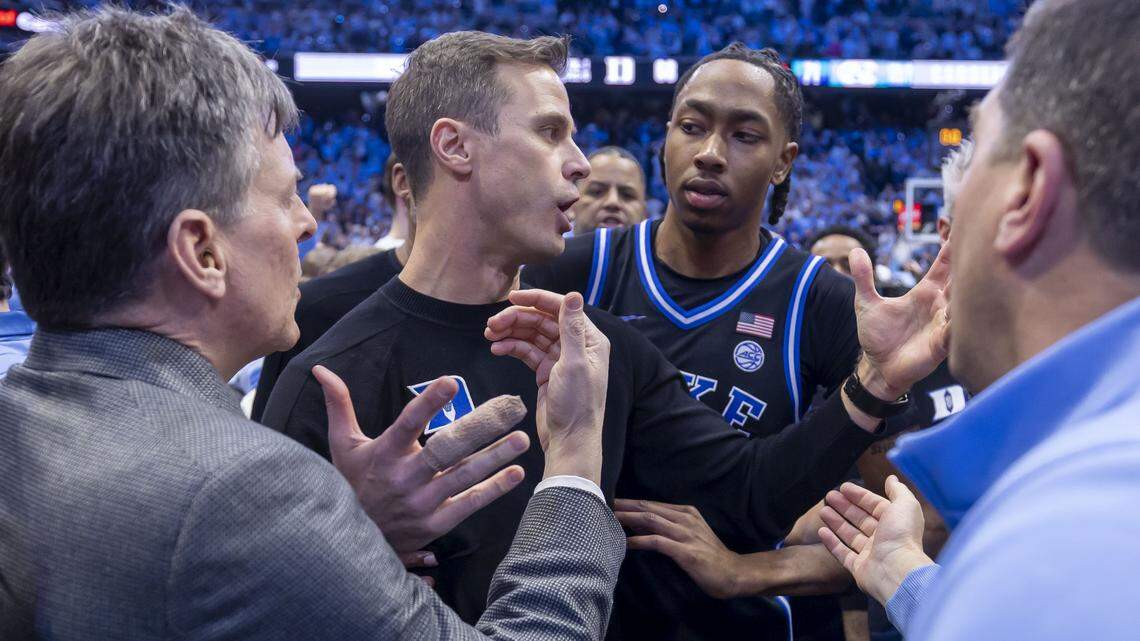 No evidence of assault on Duke staff during court storm, district attorney says