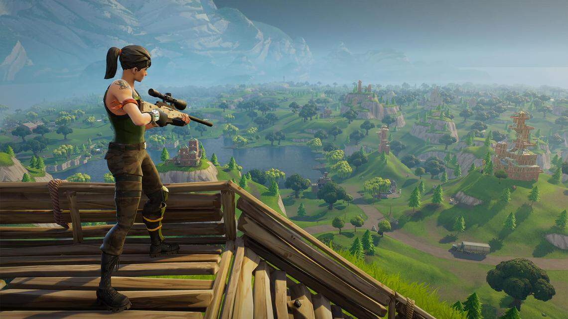 An image from "Fortnite."