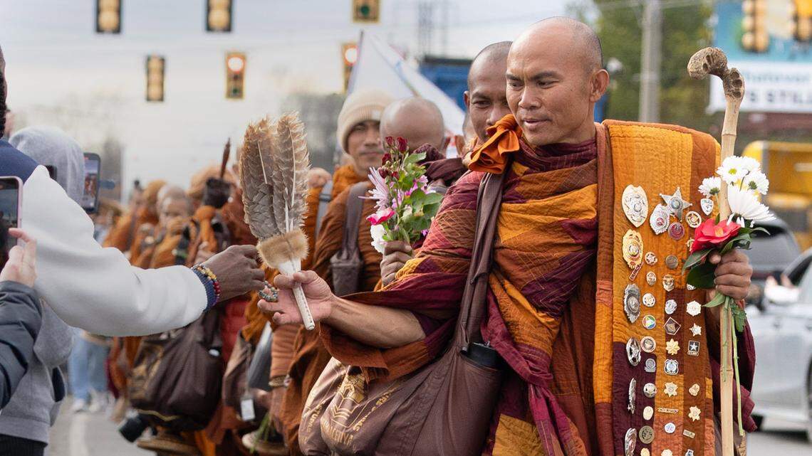 When are the monks coming to Raleigh? See their latest route