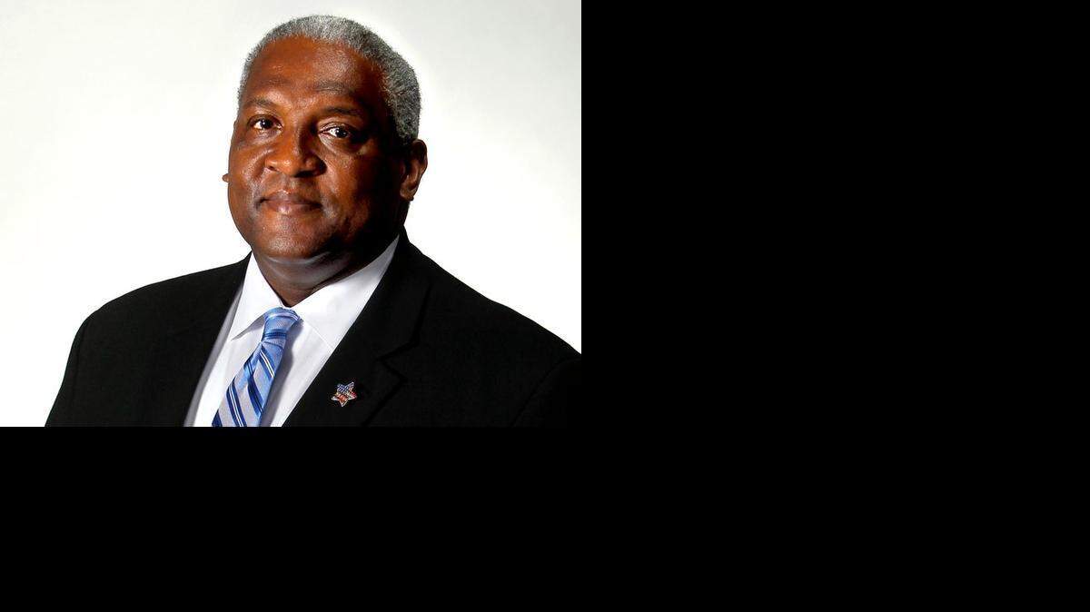 Wake County Sheriff candidate Retired Sheriff's department Major Willie Rowe meets with News & Observer writers in Raleigh, N.C. on Tuesday, October 14, 2014.
