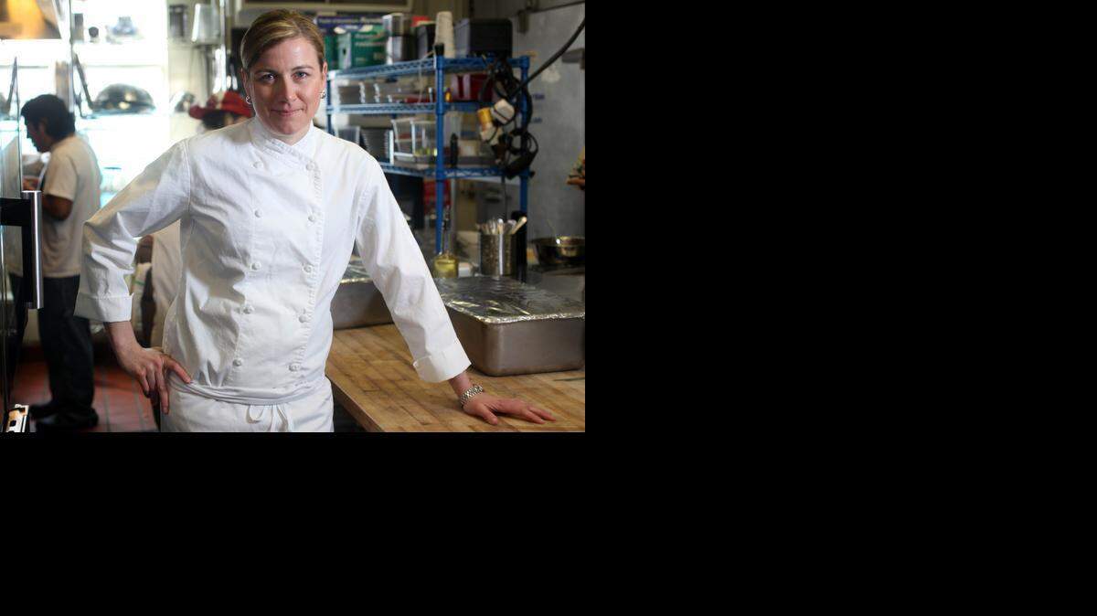 Raleigh chef and restauranteur Ashley Christensen in a 2011 portrait at Poole's Downtown Diner in Raleigh, NC.
