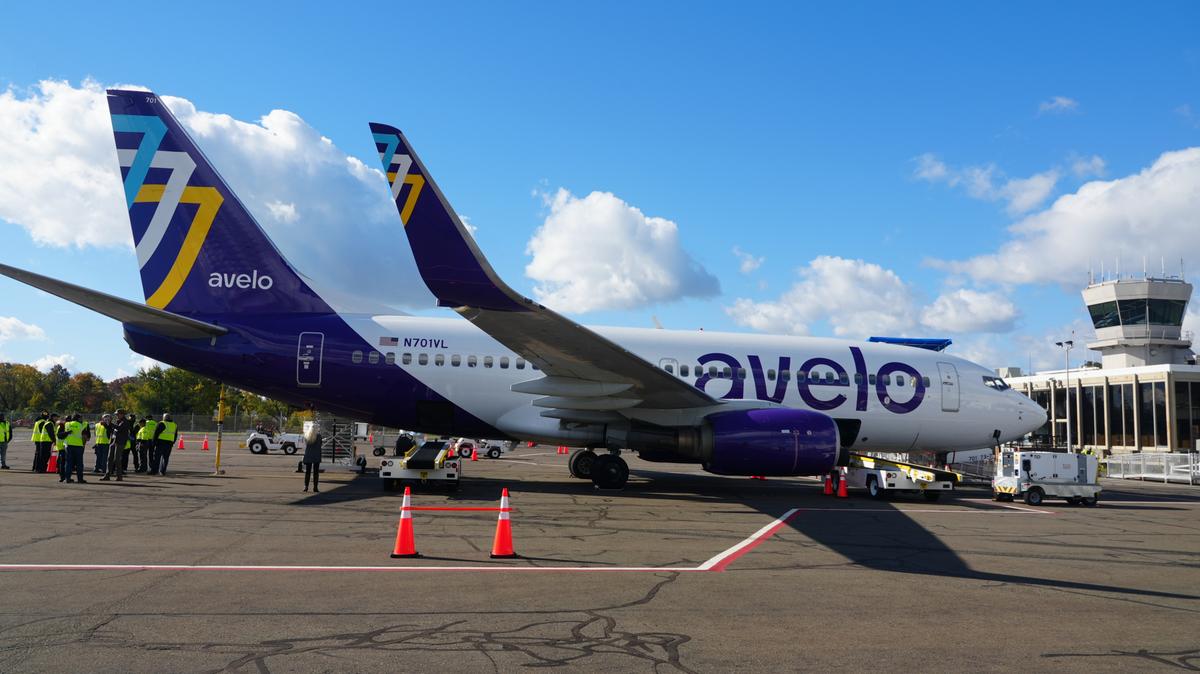 Avelo Airlines, the newest airline at Raleigh Durham International Airport, has a fleet of Boeing 737-700 aircraft.