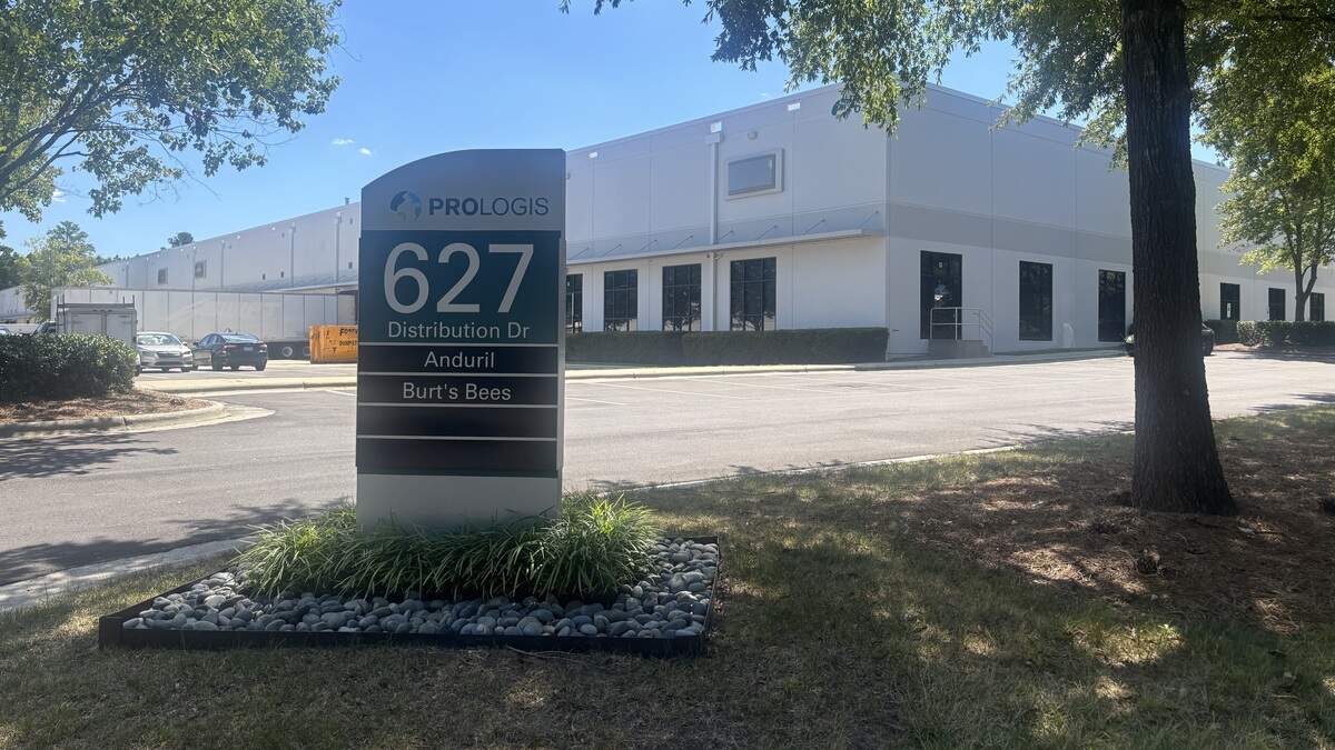 Defense tech company Anduril obtained this facility in Morrisville, NC after it acquired Blue Force Technologies in Sept. 2023.