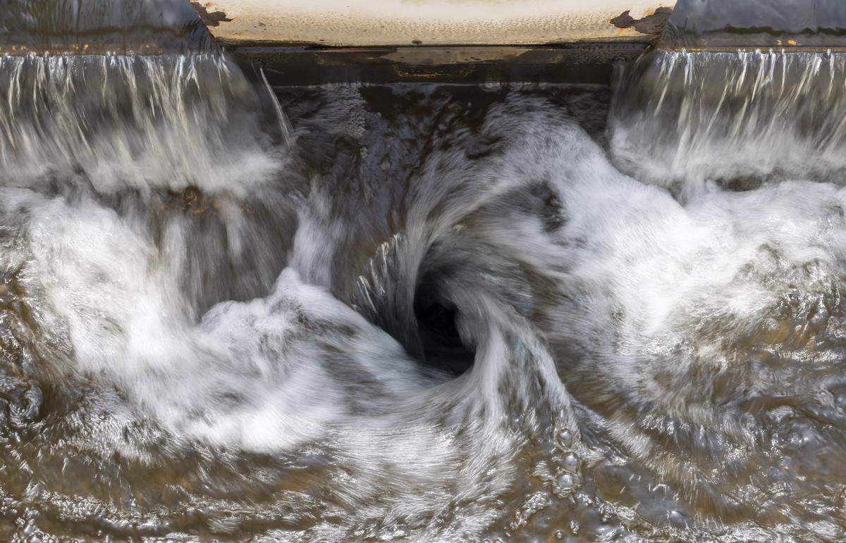 An effluent filtration system at TriRiver Water is used to clean water that is used to treat water at the plant before discharging it back into the Cape Fear River on Wednesday, July 9, 2025 in Sanford, N.C.