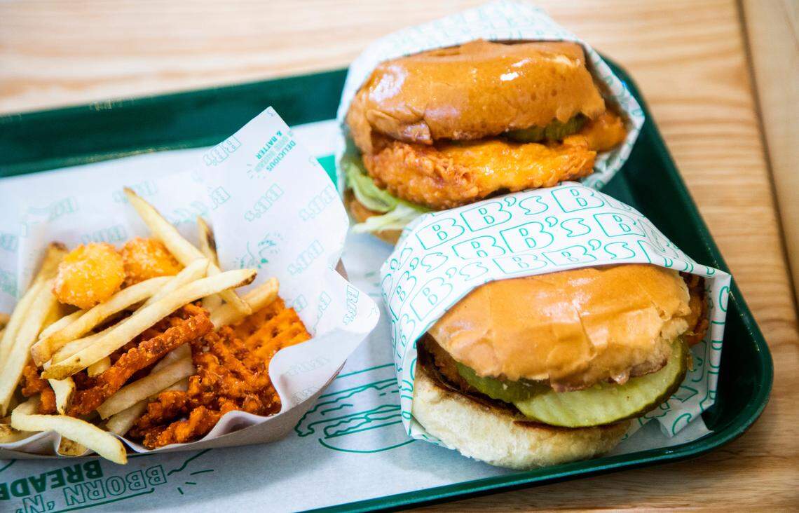 BB’s Crispy Chicken, Ashley Christensen’s new fast casual chicken sandwich restaurant, will open Saturday, October 30, 2021 in Raleigh’s Midtown East development.