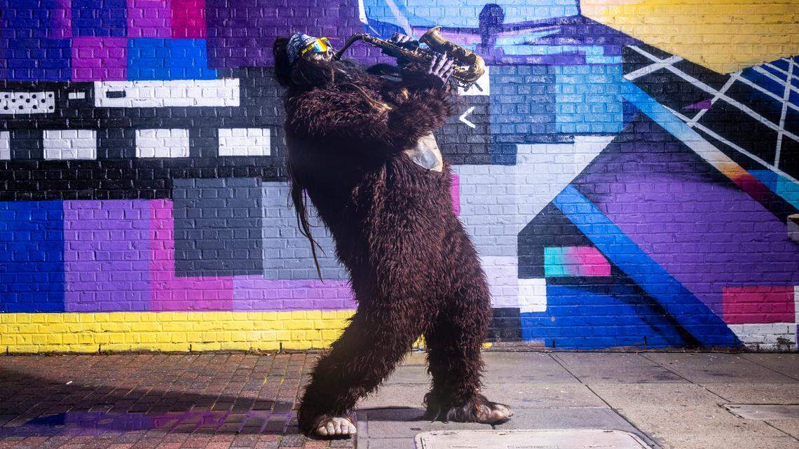 A visit with Saxsquatch, the viral TikTok star from NC, as he launches his big US tour