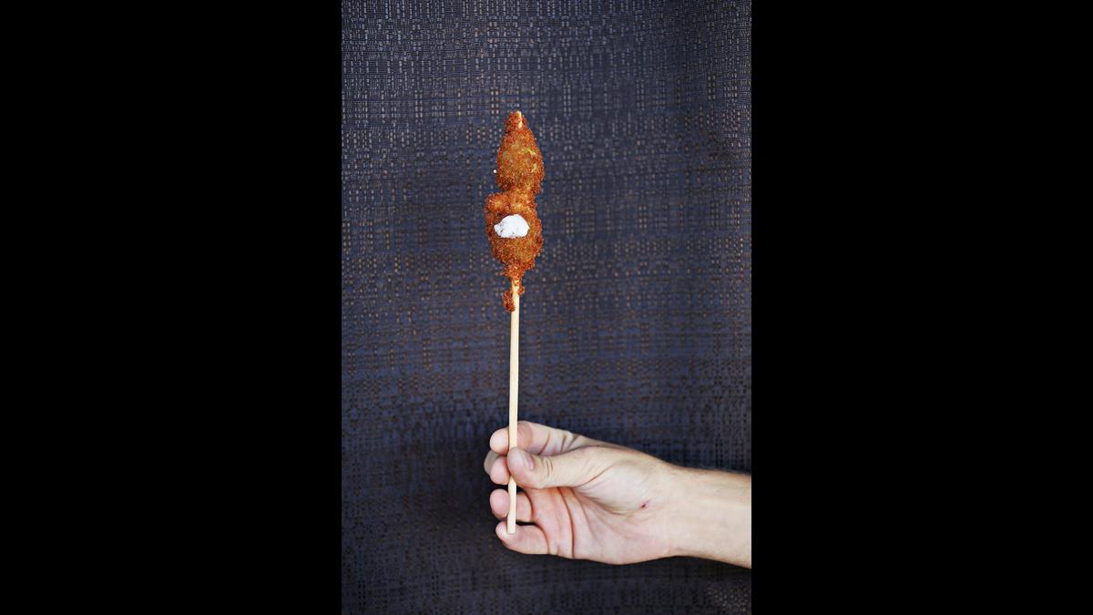 Deep fried olives from Old Style Foods #1.