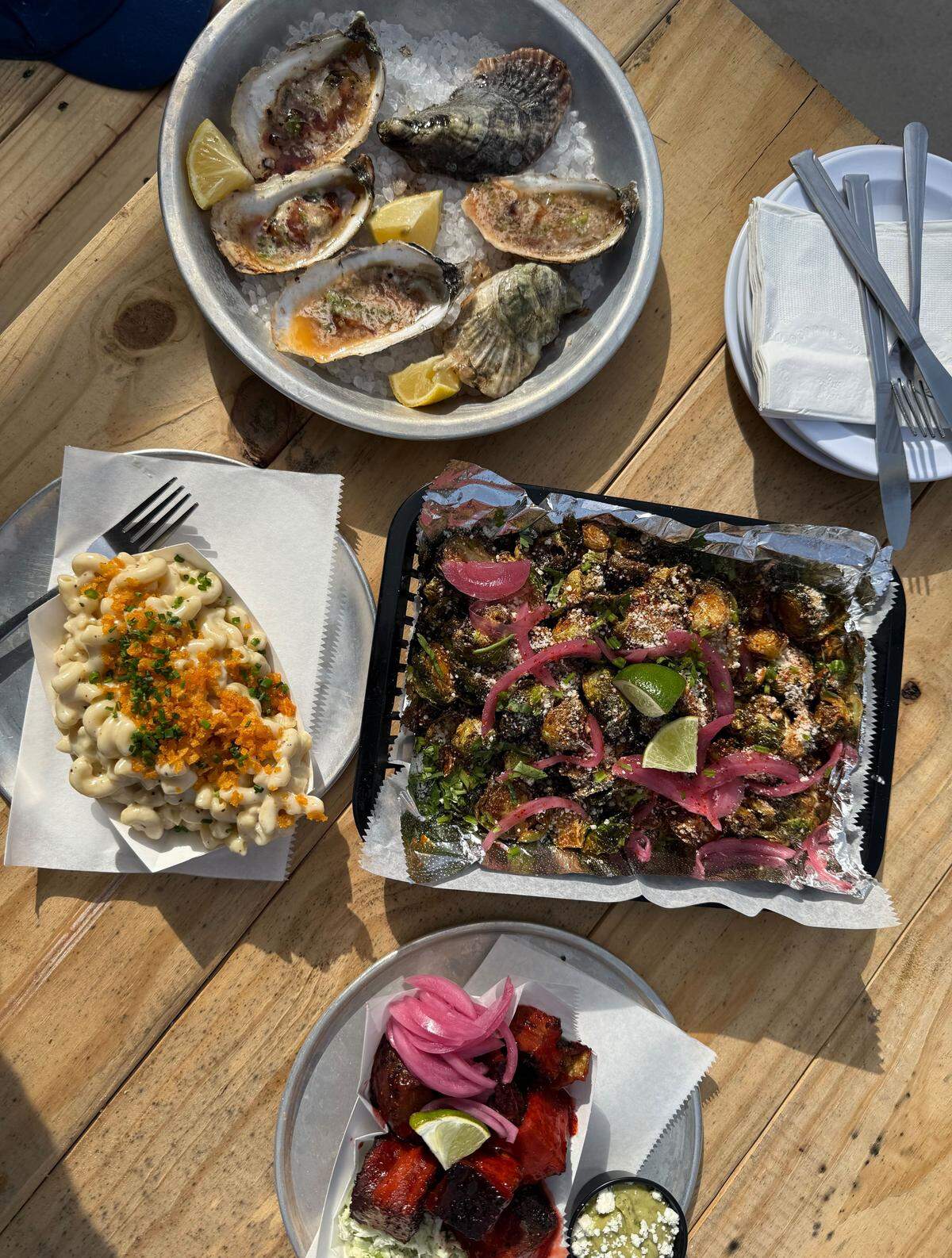 A feast at the new Lawrence Barbecue in Cary.
