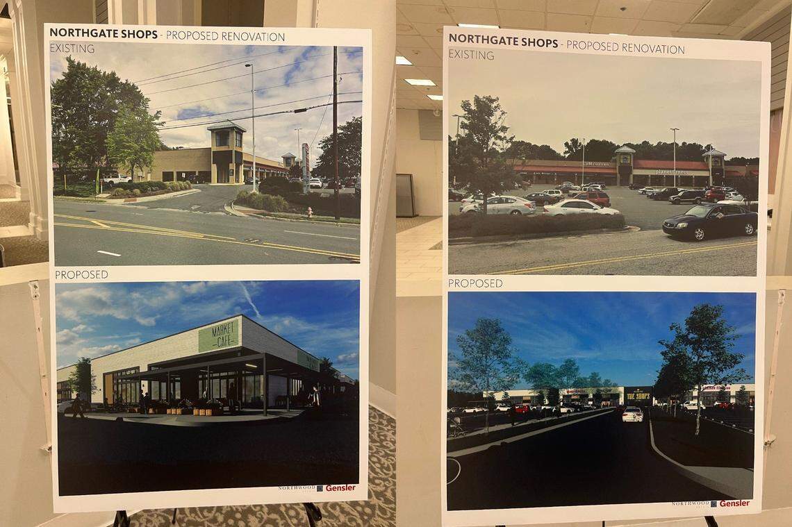 A rendering of Northgate Mall’s redevelopment proposed Thursday, Feb. 16, 2023.