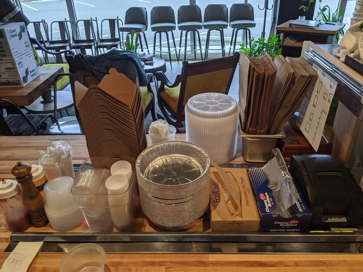 Christopher Lopez, chef at the Postmaster in Cary, NC, said the restaurant shifted to a take-out-only business model, which is not a part of daily operations.