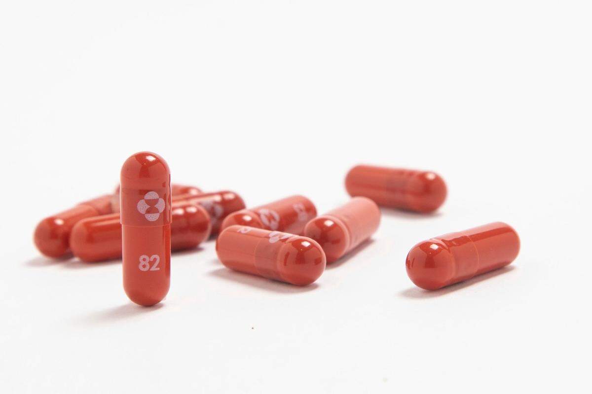 This image provided by Merck & Co. shows their new antiviral medication molnupiravir. The pharmaceutical Merck has agreed to allow other drugmakers worldwide to make its COVID-19 treatment, the first pill that has been shown to be effective against the disease, in a move aimed at helping millions of people in poorer countries access to the drug.