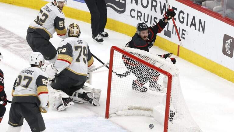 Carolina Hurricanes take commanding 3-2 series lead after Game 5 win over Vegas