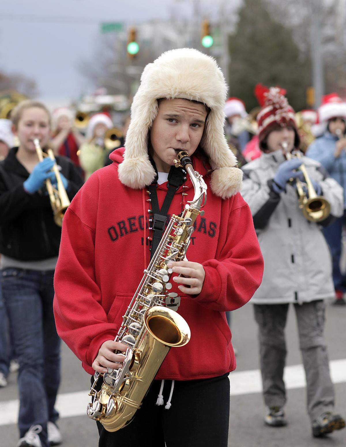 The Chapel Hill-Carrboro Holiday Parade goes through both town’s downtowns.