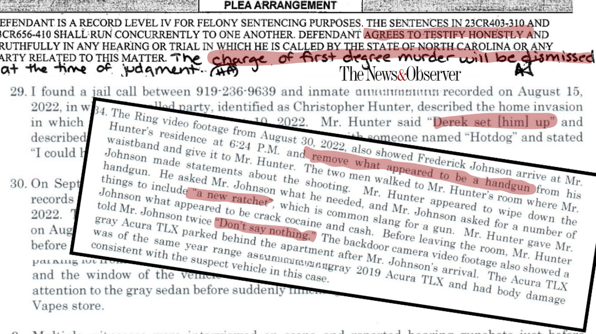 Excerpts from a search warrant and court documents in the 2022 shooting death of Derek Sterling.