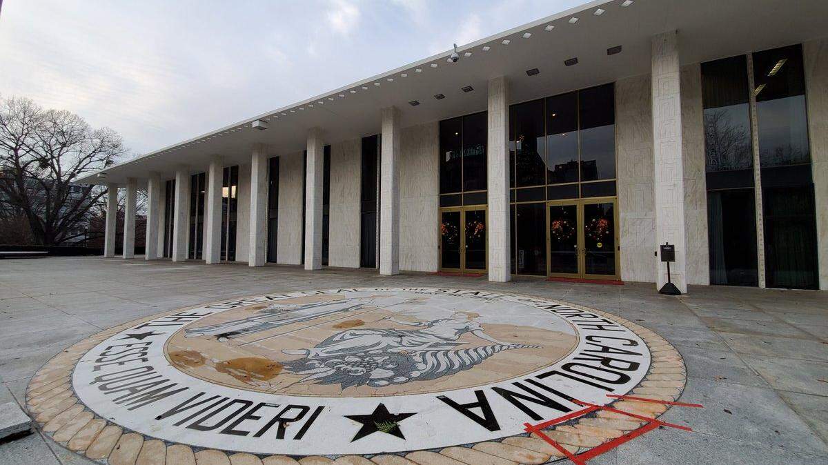 The North Carolina Legislative Building in downtown Raleigh, where the General Assembly convenes.