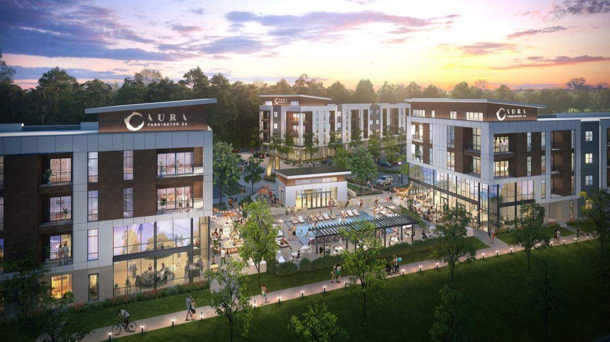Trinsic Residential Group, the firm of the 509 Aura and Aura Chapel Hill developments, will build the Aura Farrington 54 multifamily residential complex near I-40 and NC-54.