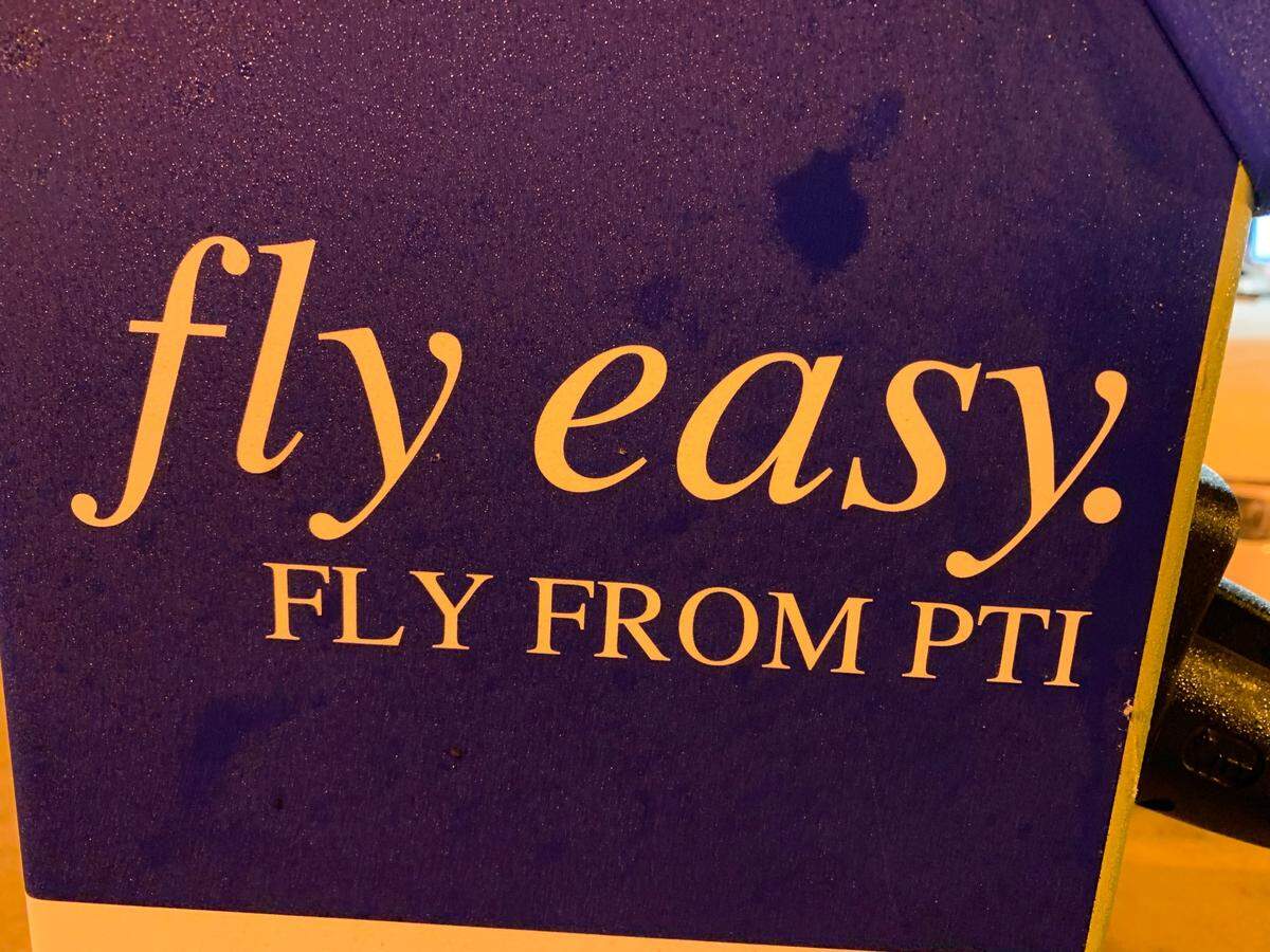 The slogan at Piedmont Triad International Airport is “fly easy,” touting the ease of getting through an uncrowded airport.