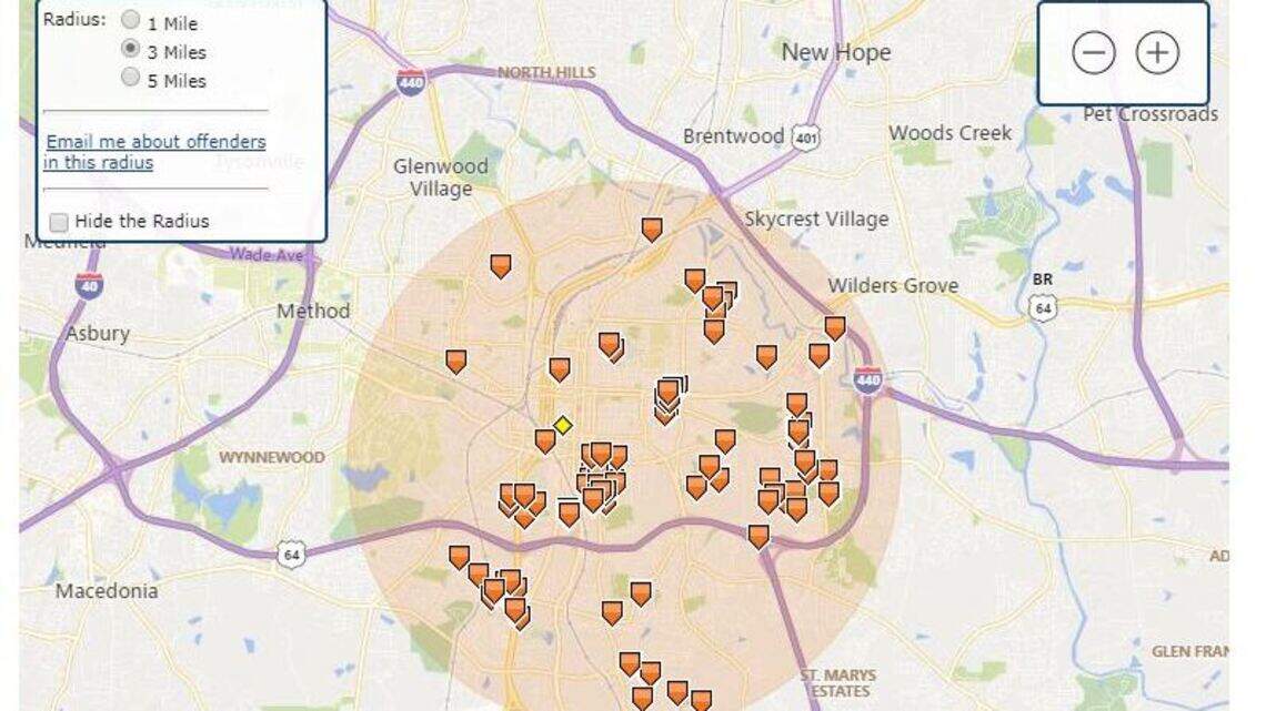 North Carolina approved $500,000 to help track sex offenders. It was never spent.