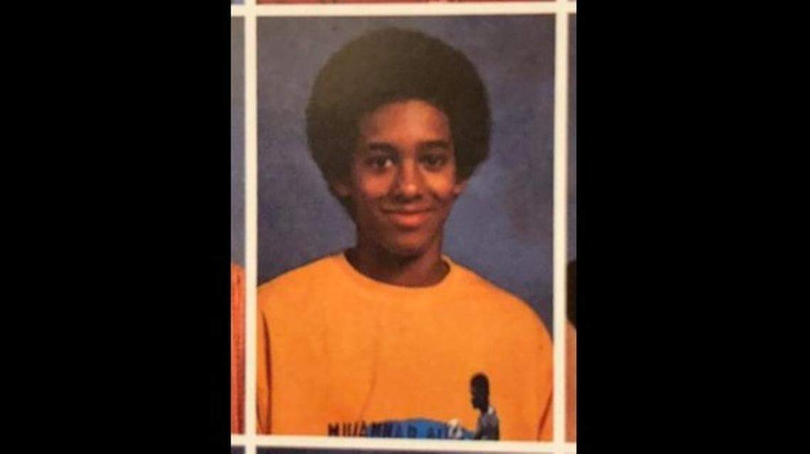 Matt James in his 2004 6th grade yearbook photo at Durant Road Middle School in Raleigh. James, a Raleigh native, is the first Black star of “The Bachelor” on ABC.