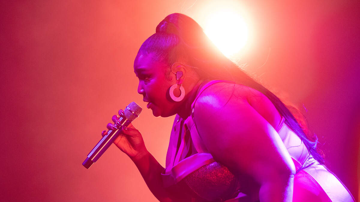 Lizzo in concert at The Ritz in Raleigh, NC Friday night, May 10, 2019.