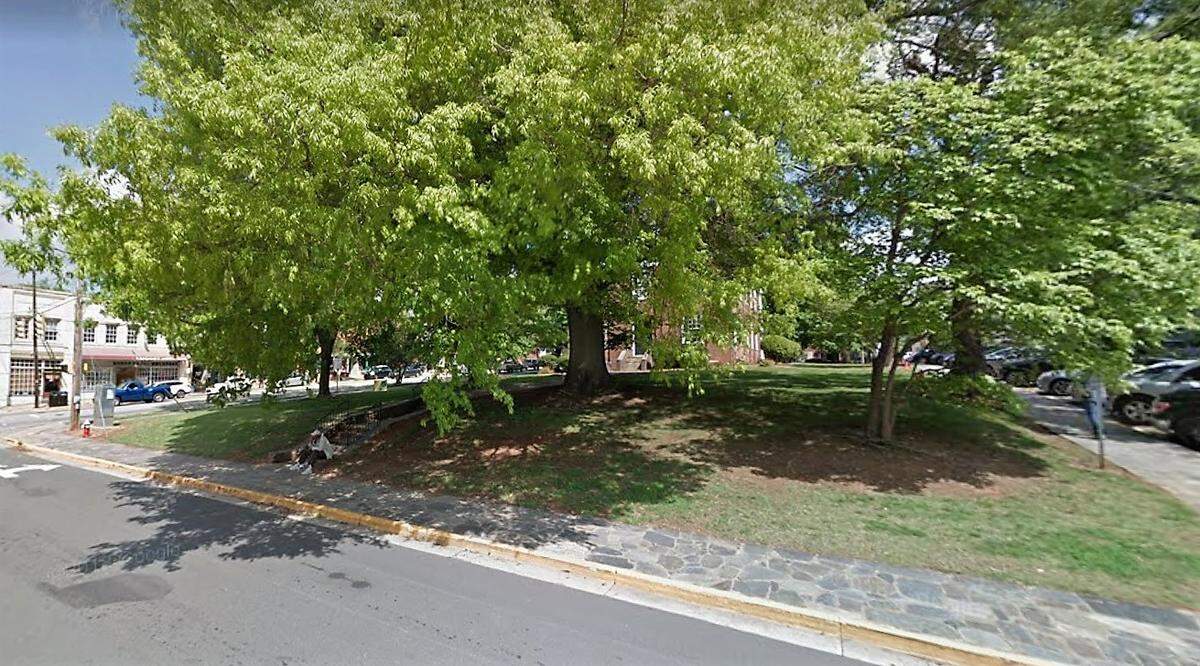 A marker memorializing the victims of racial terror lynchings will be erected on this southeast corner of the Orange County Historical Courthouse in Hillsborough.