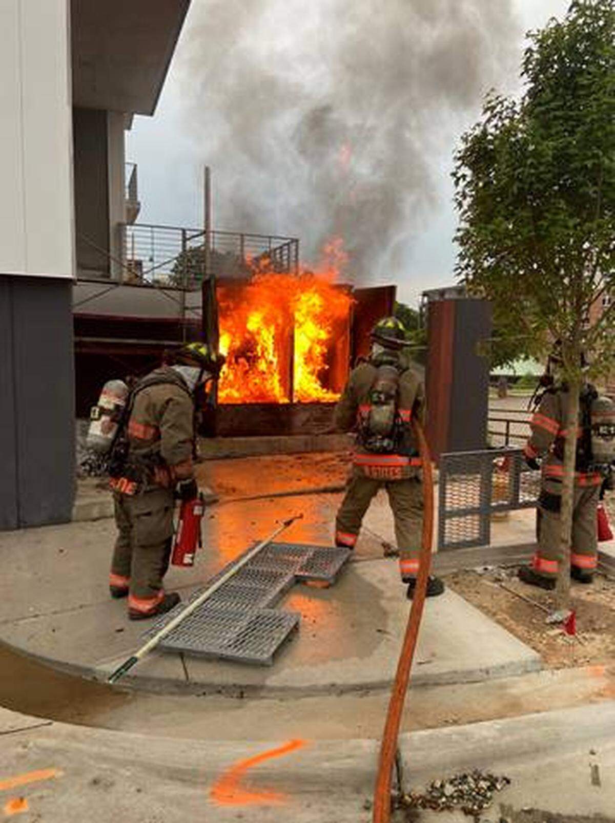There was significant damage to the transformer involved.