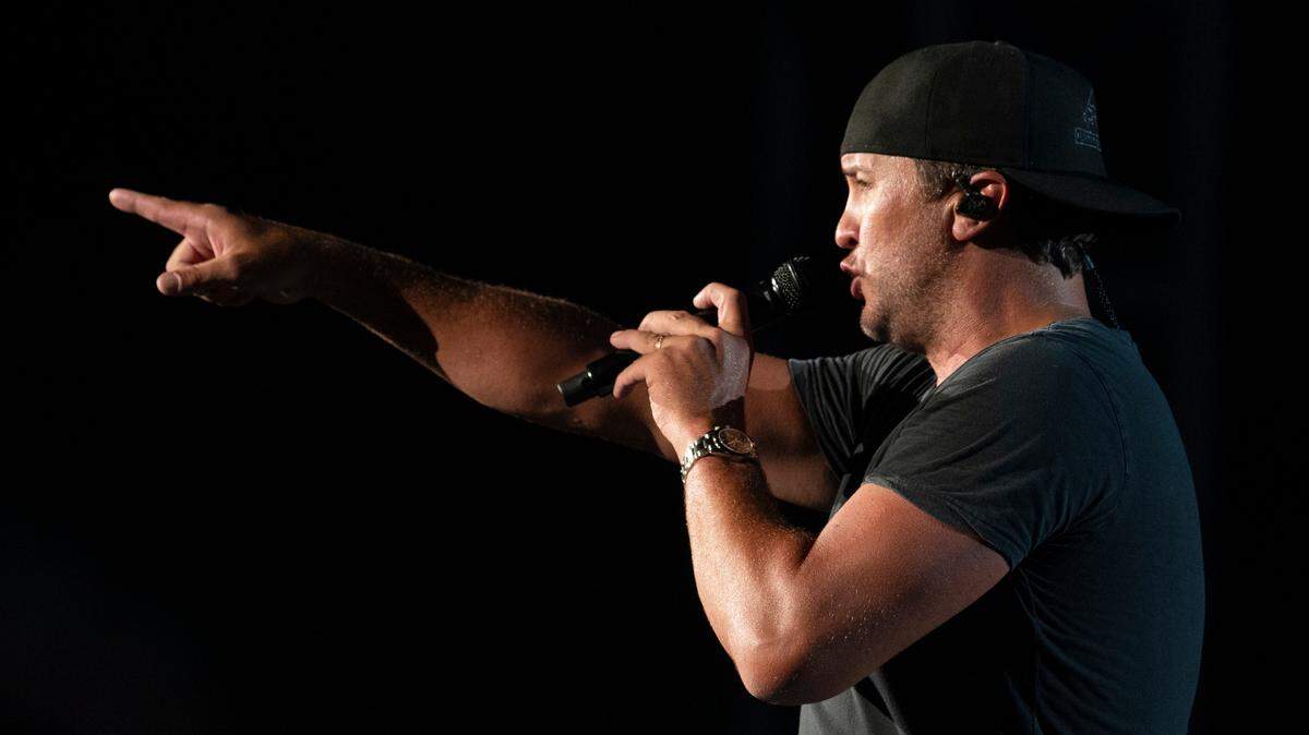 Luke Bryan brings his “Raised Up Right Tour” to the Coastal Credit Union Music Pavilion at Walnut Creek in Raleigh, N.C., Friday night, July 8, 2022.