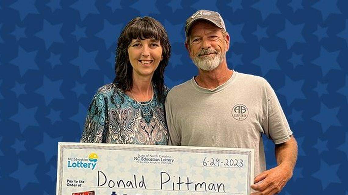 Donald Pittman will use his huge North Carolina prize to buy a dirt bike and will save the rest.