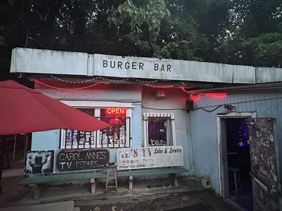 Burger Bar, named among the country’s top dive bars, is the oldest bar in Asheville and, despite its name, has never served burgers.