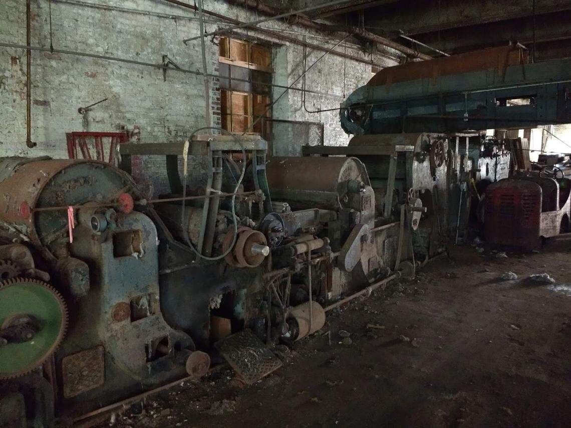 The former Franklinville Manufacturing Company textile mill is in disrepair, but much of the equipment inside remains intact. It could be the site of a new state-run textile museum.