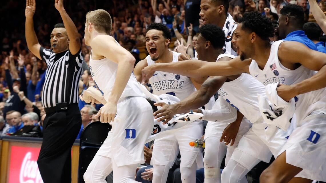 Duke’s Jack White endured 28 consecutive missed 3-pointers. The streak’s end brought relief.