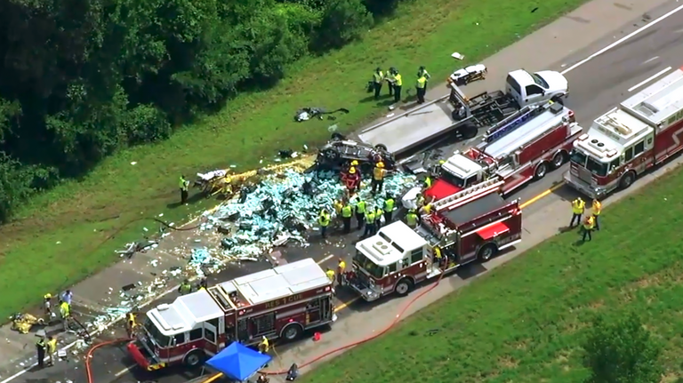 What caused NC truck crash that killed five on I-95? Feds release final report