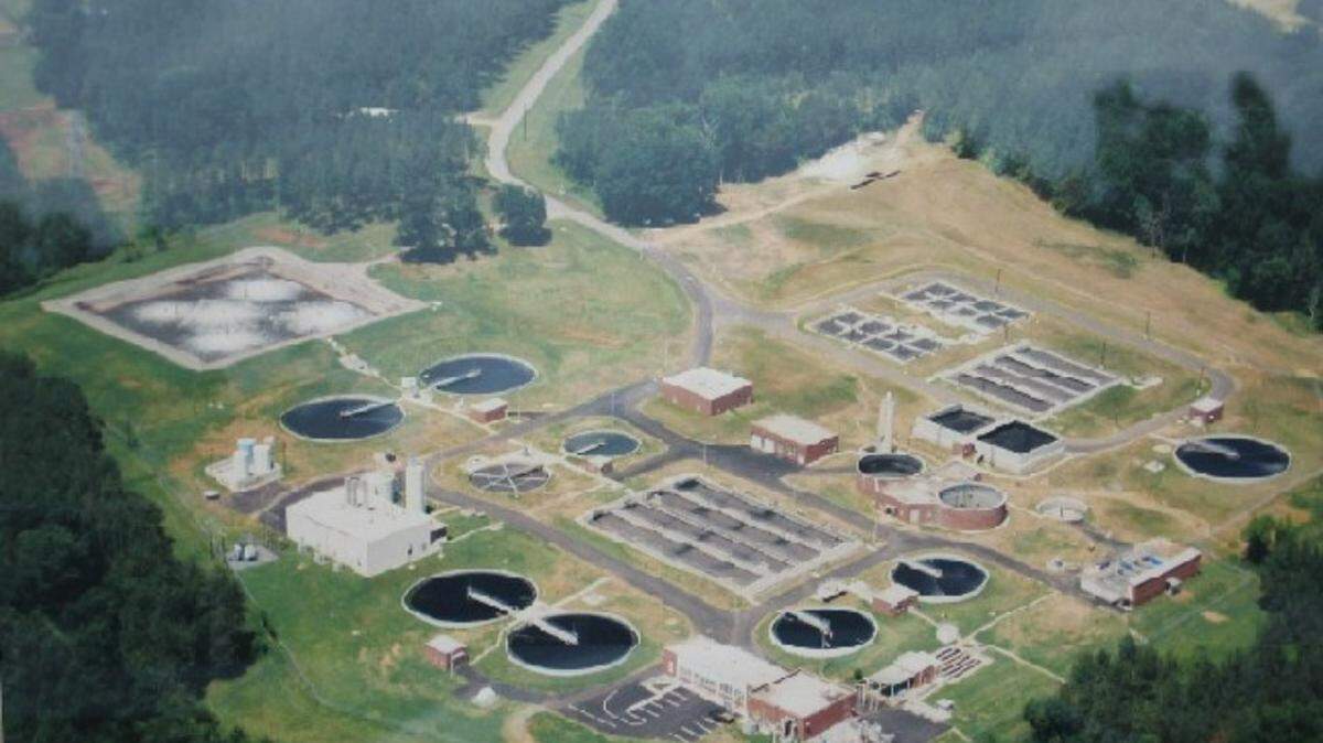 Water released through the South Burlington Wastewater Treatment Plant, shown here, caused Pittsboro to alert its residents and offer free water treated by reverse osmosis. Burlington has pointed to Apollo Chemical as a likely source.