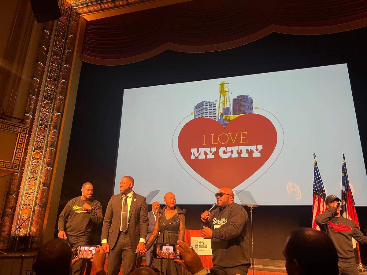 Mayor Leonardo Williams was joined on stage at the 2025 State of the City address on Feb. 18 by his wife, Zweli, and local rapper Hezter Boi at the end of the night.