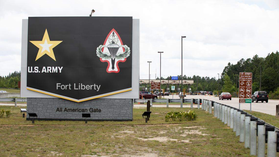 A man is accused of killing two people who were found dead on Fort Liberty in North Carolina.