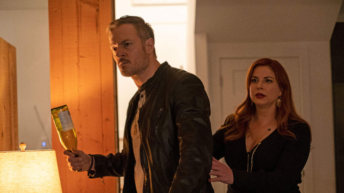 Tahmoh Penikett and Diane Neal star in “Circle of Deception” on Lifetime.