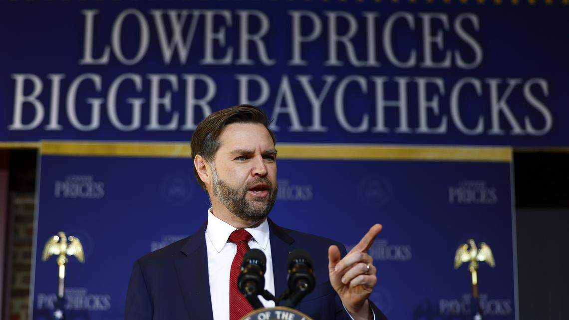Vice President JD Vance speaks at The Power House on March 13, 2026 in Rocky Mount, North Carolina. Vance traveled to North Carolina to deliver remarks on the Trump administration's economic agenda. 