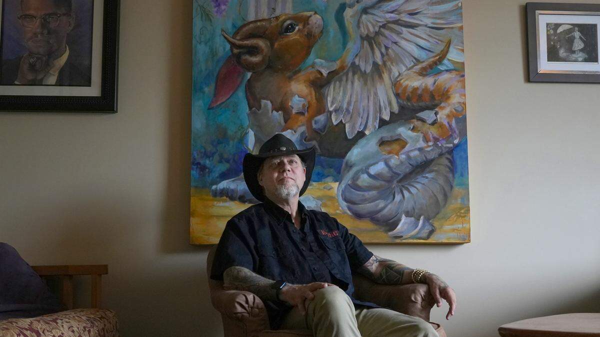 Robert Veeder, addiction specialist, in his office in Fairport Tuesday, May 13, 2025.  Veeder runs A Better High Personalized Addiction Recovery Services. 