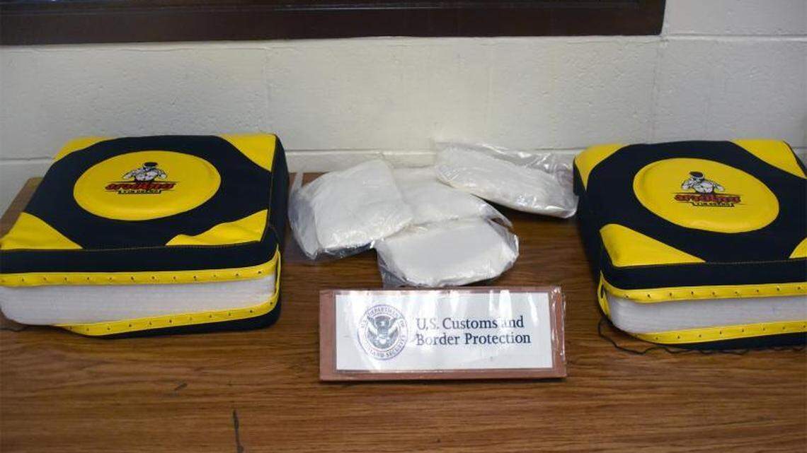 Almost 7 pounds of ketamine were found stuffed inside boxing mats shipped from Netherlands to Durham, North Carolina, according to Philadelphia Customs and Border Protection officers.