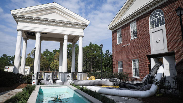 Storm-battered UNCW will tentatively resume classes Oct. 1. UNCP classes start Tuesday.
