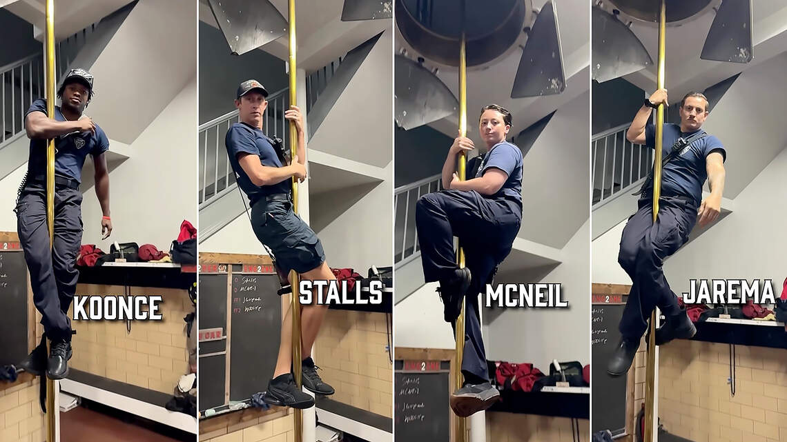 Durham firefighters set social media on fire in viral ‘walk-up music’ video