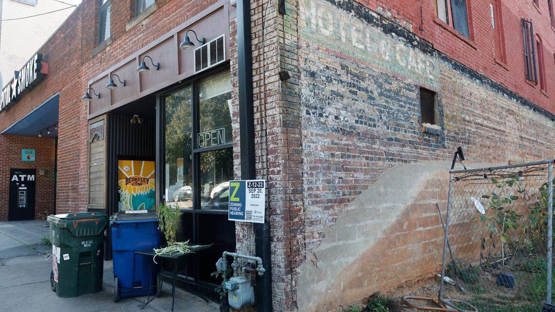 The Berkeley Cafe on West Martin Street in Raleigh, N.C., photographed Wednesday, Sept. 21, 2022.