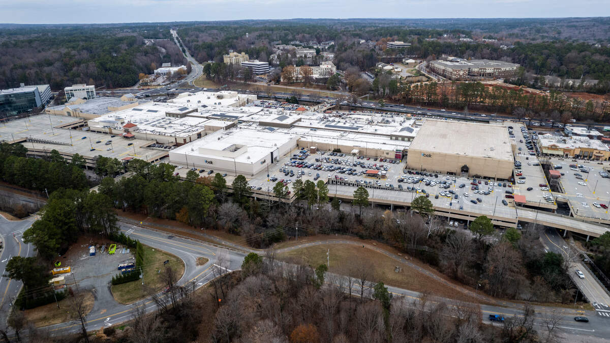 Crabtree Valley Mall in Raleigh. The city is widening Blue Ridge Road between the mall and Duraleigh Road, near Rex Hospital.