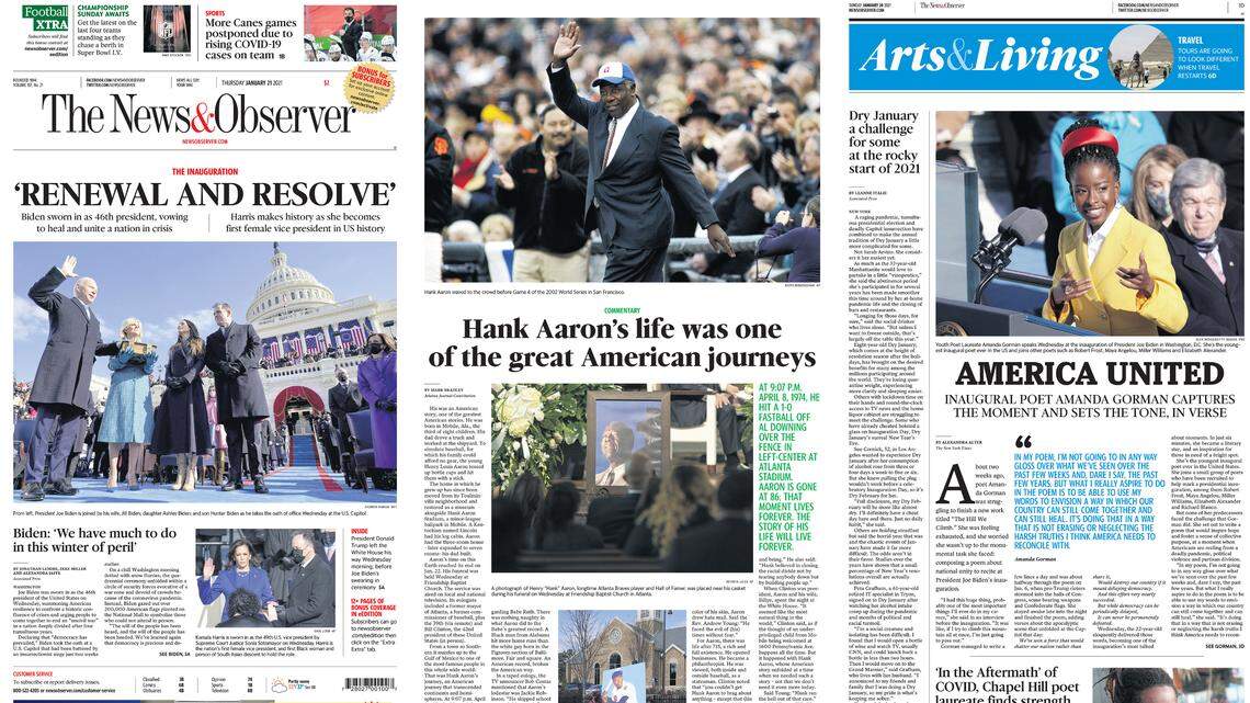 The News & Observer in Raleigh and Herald-Sun in Durham will be printed in Fayetteville, saving money and creating efficiency in a changing media landscape.