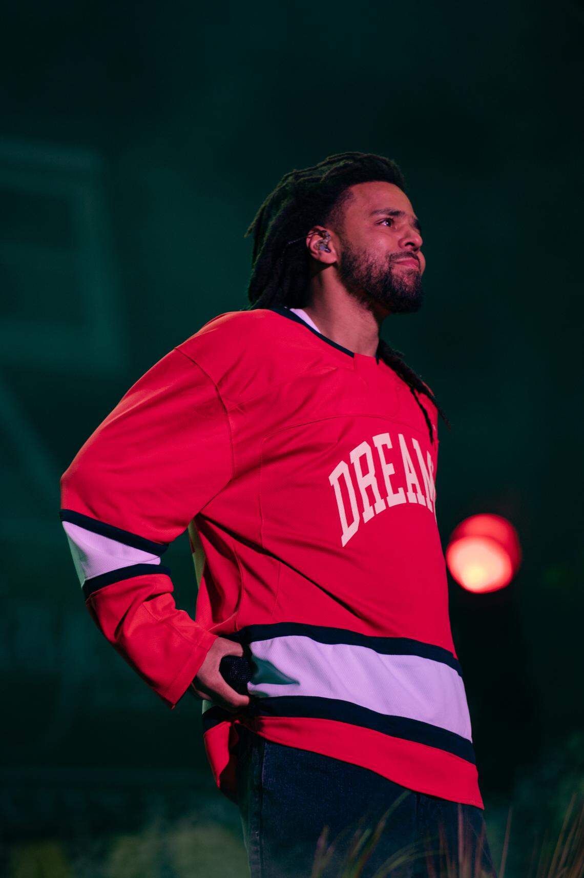 J Cole headlines at Dreamville Festival in Raleigh, N.C. on Sunday, April 7, 2024.